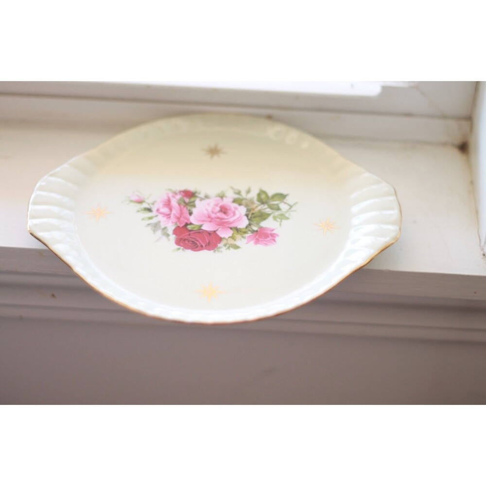 Miniature Tray Victorian Rose by Baum Brothers